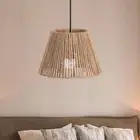 Hanging Lamp Shade DIY Lighting Fixtures Decoration Weave Rope Lampshade for