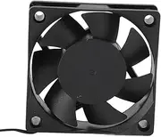 60mm Computer Case Fans, 4 pin PWM Fan with Dual Ball Bearing, Smart Temperature Control, 3000RPM Quiet Case Fan for PC Black