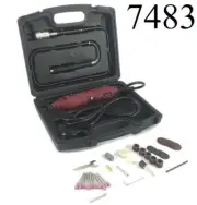 Rotary Tool Kit Die Grinder Set Flex Shaft 40pc Variable Speed Sanding Tools NEW