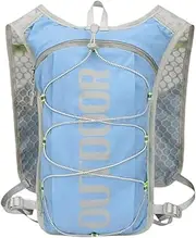 kowaku Hydration Backpack,Running Hydration Vest,Water Bag Pack for Biking,Outdoor,Climbing , Light Blue