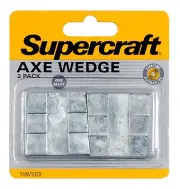 AXE WEDGE Supercraft Quality Zinc Alloy - 2 Pieces