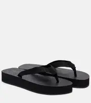 [The Row] The Row Dune platform thong sandals AU 8 black