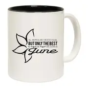 June Birthday All Women Are Created Equal Mug Cup