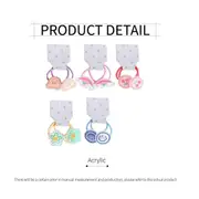 Cute Girls Hair Accessories Cartoon Scrunchie Childrens Elastic Hair Cord