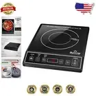Compact 1800W Induction Burner - Portable Electric Cooktop for Fast Cooking