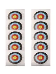 10pcs Lightweight Target Art Paper Arrow Bow Practice Targeting Sport Equipments