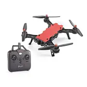MJX B8 Bugs 8 250mm With LED light Brushless Racer Drone Quadcopter RTF (Without Camera + FPV Monitor Red)