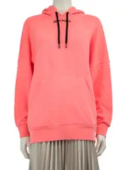 Neon Pink Logo Hoodie