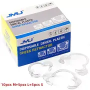 JMU Autoclavable Dental Cheek Retractor Mouth Opener C-Shape Cheek Retractor 20