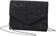 [CATIEBYE] Evening Clutch Bag Fashionable Crossbody Purse with Chain Strap for Night out Travel Daily Use Family Friends