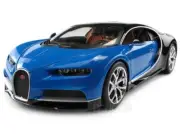 BUGATTI CHIRON SUPER CAR BLUE&BLACK NEW IN BOX.