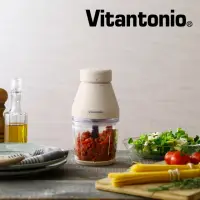 在飛比找momo購物網優惠-【Vitantonio】多功能食物調理機(奶油白)