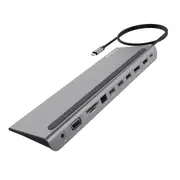 mbeat Elite Triple Display USB-C Docking Station with 100W Power Delivery 1xHDMI, 1x DisplayPort, 1x VGA, 2x USB 3.0, 1x USB 2.0, MicroSD, 1x RJ45 MB-DOCK-D11