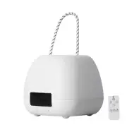 Remote Control Night Light Clock Light LED Table Lamp Night Light Room5127