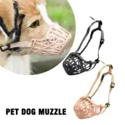 1x Dog Muzzle Anti Stop Bite Barking Chewing Mesh Masks Training Pet SmallLarge