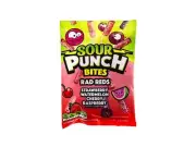 Sour Punch Rad Reds Bites Chewy Candy (Pack of 12 Bags) - 5oz Each