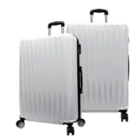 在飛比找Yahoo奇摩購物中心優惠-RAIN DEER 馬蒂司20吋ABS拉鍊行李箱/旅行箱-白