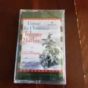 Hallmark 1999 “Listen! It’s Christmas” Johnny Mathis CeCe Winans Cassette - NEW