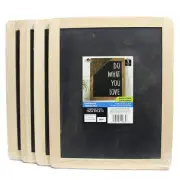 X4 Plaid Double Sided Framed Chalkboard, 8.5"X10.5" Individually Wrapped
