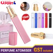 4x 12ml Mini Portable Refillable Scent Bottle Travel Perfume Atomiser Spray Pump