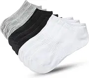 [Habselikob] 9-10 Pairs No Show Socks Women Thin Low Cut Ankle Socks No Slip Hiking Athletic Boat Socks Ankle Liner Socks