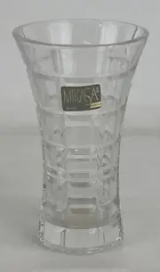 Mikasa Flower Vase Monarchy 4-3/4” Crystal Bud Vase Free Shipping