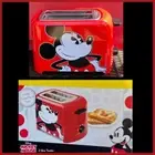 DISNEY Mickey Mouse 2-Slice Red TOASTER Mickey Head Imprint on Toast NEW IN BOX
