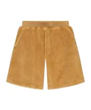 Dsquared2 Elasticated-Waist Knee-Length Faux-Shearling Shorts XL Brown
