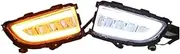 LED DRL Daytime Running Light Front Fog Lamp w/Turn Signal Assembly Accessories Compatible With Mitsubishi Lancer 2004 2005 2006