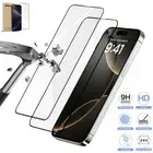 For iPhone 16 Pro Max/Plus 9H Hardness Tempered Glass Screen Protector 1/2 Pack