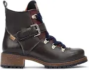 [Pikolinos] Flat Ankle Boots Leather Aspe for Woman