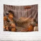 Pumpkin Nice Haystack 3D Wall Hang Cloth Tapestry Fabric Decorations Decor