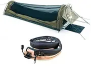 Adventure Kings Kwiky Single Swag 50mm Mattress + LED Strip Light Dimmer Switch