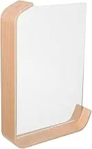TOGEVAL Shaped Double Sided Acrylic Photo Frame with Base Clear Floating Tabletop Display for Wedding Party Desk Office Creative Picture Stand