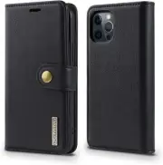 iPhone 12 Pro PU Kickstand TPU Shockproof Protective Leather Wallet Case