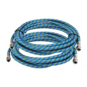 Dynamic Power 2X Air Brush Hose Rubber Braided Compressor 1/8in 3M