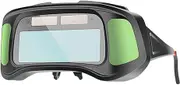Welding Goggles - Welding Glasses, 17cm Welding Safety Glasses - Solar Powered Eye Protection with Arc Sensors - Anti-Glare Polycarbonate Lens with clear-viewss - Ideal for All Welding Projects