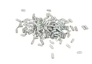 1 Pound 6mm Silver Glass Bugle Beads For Crafts and Jewelry Making