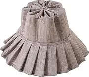 [PMFACE] Trendy Unisex Fashion Summer Beach Sun Hat Kids Straw Hat Pleated Bucket Hat Cowboy Breathable Hat Sunproof Straw Cap, Gy, One Size, Gy, One Size