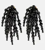 [Simone Rocha] Simone Rocha Cascading Chandelier drop earrings One Size black