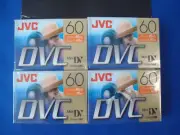 4 JVC Mini-DV DVC 60 Digital Video Cassettes New in Factory Sealed Package NOS