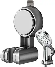 Shower Wand Holder, Shower Head Wall Mount, 360-degree Adapter Organizer Fixing Mounting Adjustable Function for Apartment RV Dorm Bathtub Outdoor Room