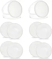 NICENEEDED Pack of 10 Blank Challenge Coin with Thread and Edge 40 mm Silver Blank Coin Laser Engraved Blank Coins Thick Circle Coin