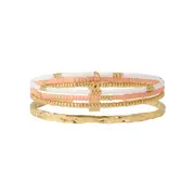 Sunshine Bracelet Stack - Coral