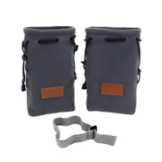 Flannel Storage Bag for Dji Mini 3 / Pro 2 - 2 Pcs with Paddle Tie Band