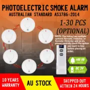 ANKA Wireless Interconnected Photoelectric Smoke Alarm Fire Detector 10y Battery