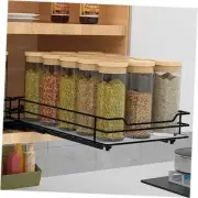 Pull Out Spice Rack Organizer for Cabinet, Heavy 1 Tier,6.5''Wx10.5''Dx2.5''H