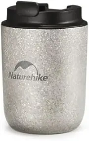 New Keep Warm Cold Double Layer Titanium Hand Cup Outdoor Camping Portable Insulation Anti-scalding Water Coffee Cup
