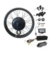 Ebike 48V 1500W 24" Fat Tire Front Wheel Conversion Kit,Hub motor with sw900 LCD