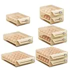 Large Capacity Eggs Container Easy to Clean Plastic Storage Box for Kitchen Use